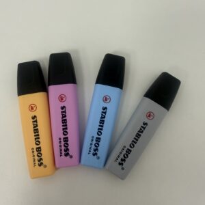 STABILO Pack de 4 BOSS ORIGINAL PASTEL