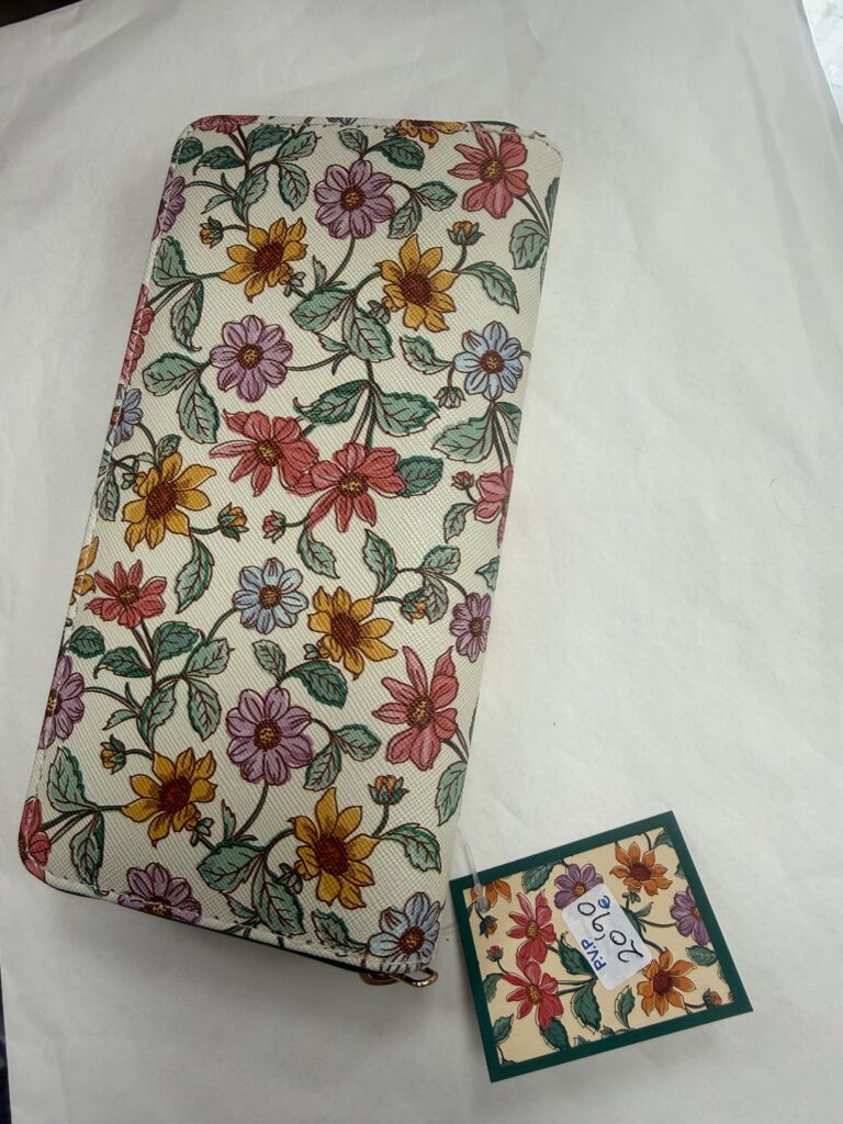 Monedero- cartera floral