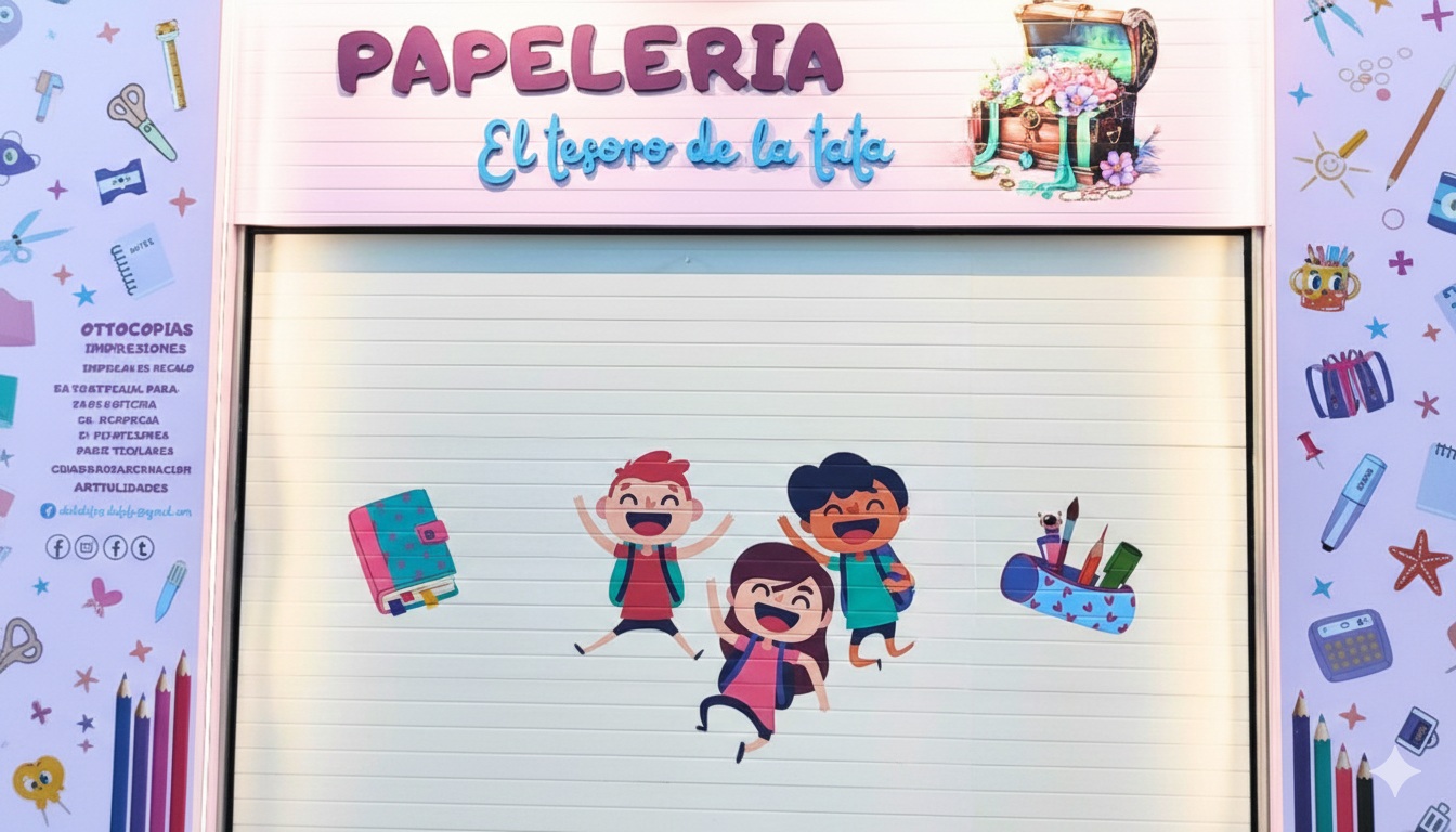 Papeleria el tesoro de la tata portada.