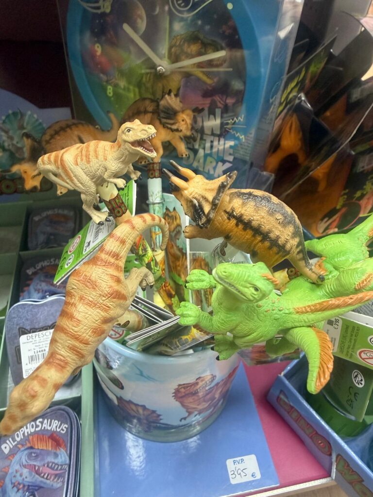 Lápiz con Dinosaurio