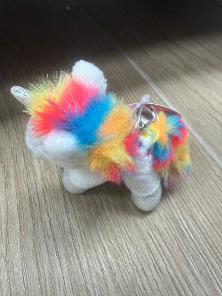 LLavero Unicornio de peluche