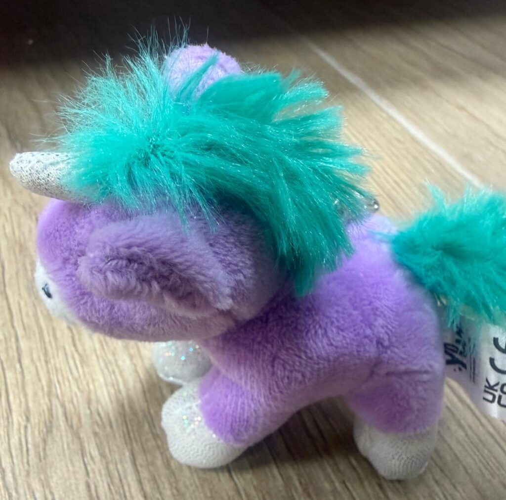 Llavero peluche Unicornio Top Model