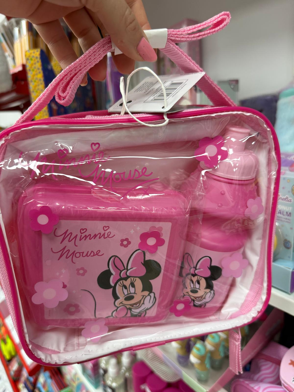 Set Minie Bolso Botella + Táper