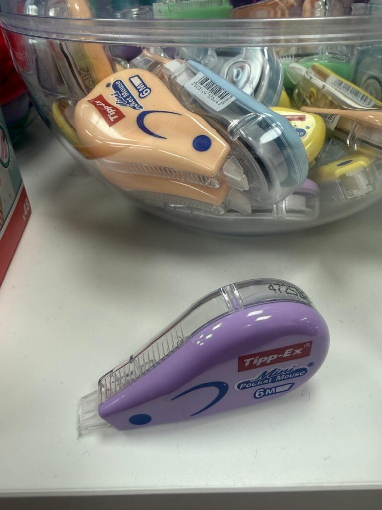 Tipp-ex color pastel 6M morado