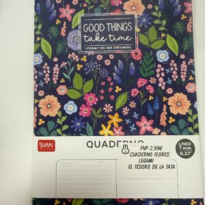 Libreta floral A5