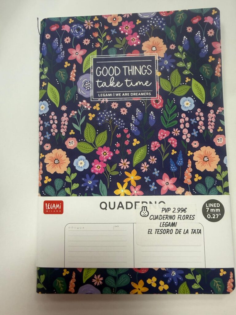Libreta floral A5