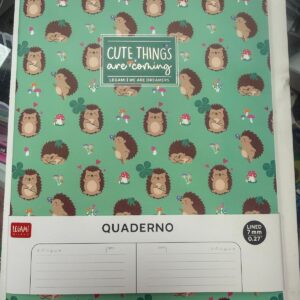 Libreta Tapa erizos A5 Legami