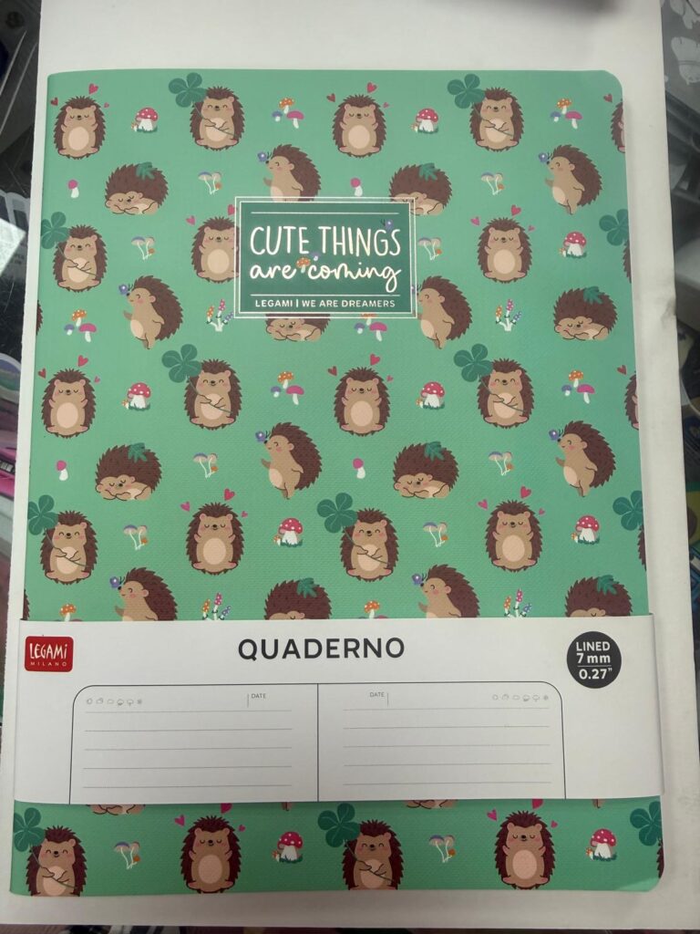 Libreta Tapa erizos A5 Legami