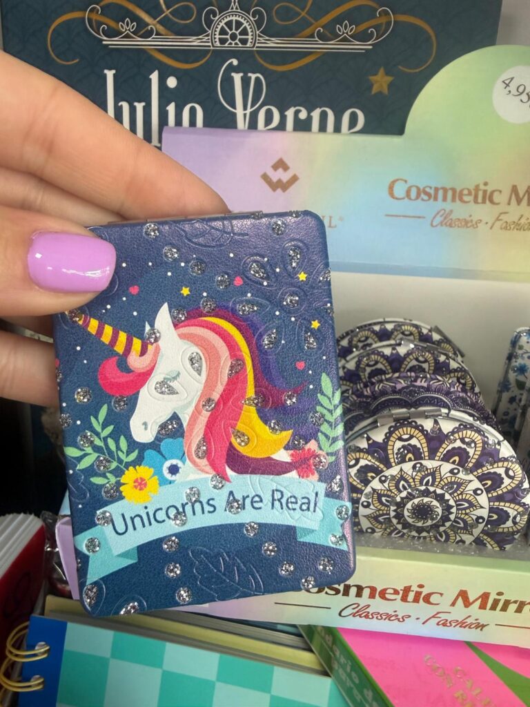 Espejo de bolsillo Colección Unicornios