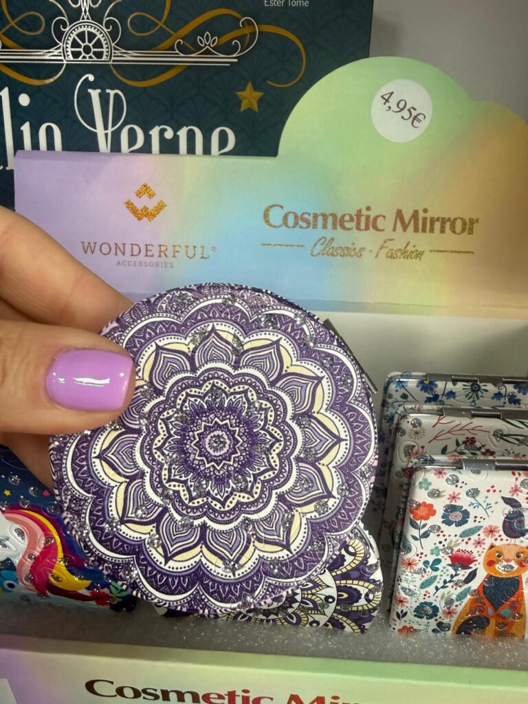 Espejo de bolso dibujo Mandala