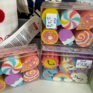 Mini gomas forma helados-dulces