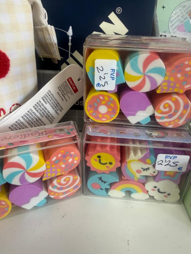 Mini gomas forma helados-dulces