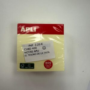 Cubo 400 Notas APLI