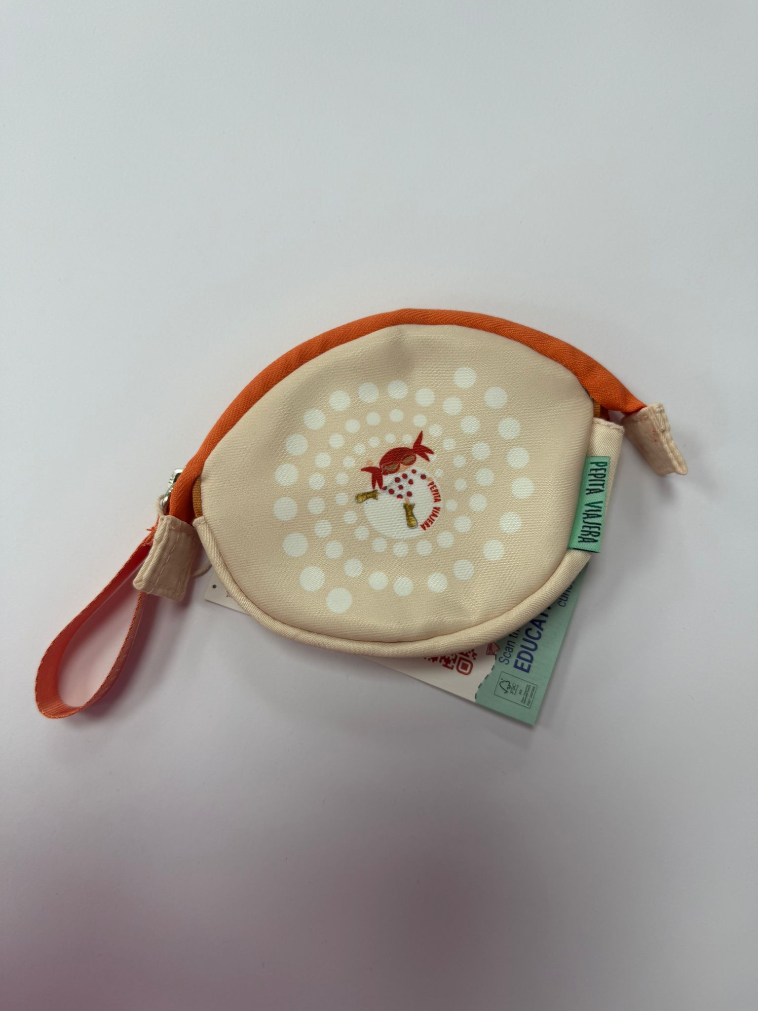 MONEDERO PEPITA VIAJERA NARANJA