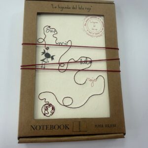 LIBRETA LA LEYENDA DEL HILO ROJO PEPITA VIAJERA