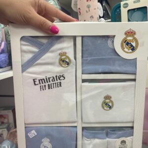 Set de Recién Nacido de 5 piezas del Real Madrid.