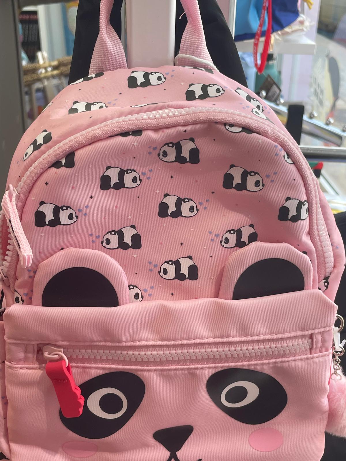 Mochila Oso Panda Rosa (Black2Fun)